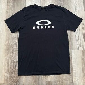 Oakley Mens Large T Shirt Black Spellout Logo